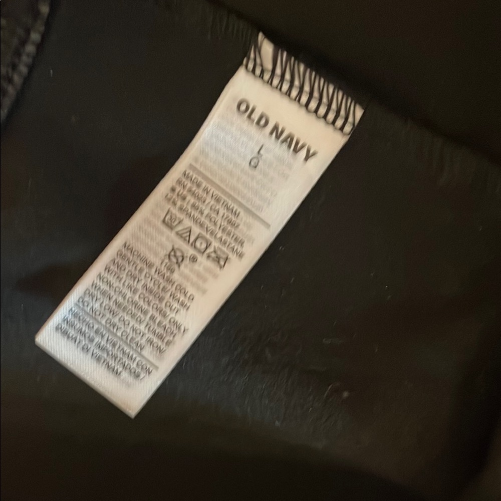 Old Navy Black Skinny Pants Sleek Tapered Fit - Picture 2 of 2